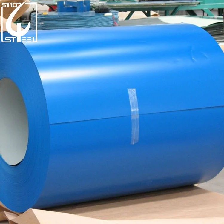 PVDF Paint Ral Color 9002 Zinc and Color Coated Steel Coil PPGI color coated steel coil