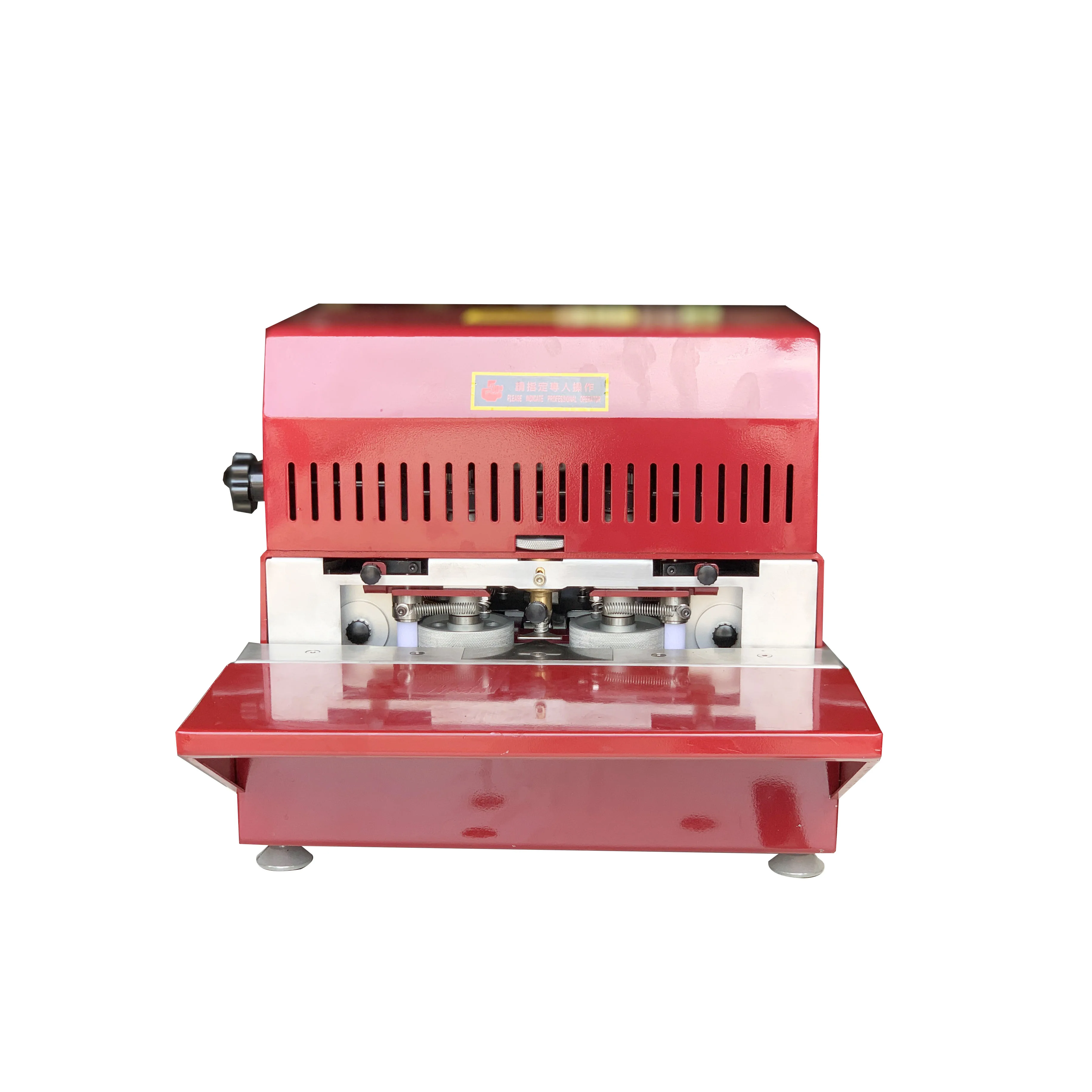 New Design Leather Belt Dyeing Machine Horizontal Automatic Belt Edge Coloring Machine