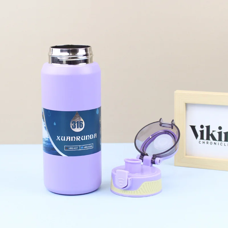 20oz 24oz 32oz 40oz New design 304 stainless Steel Insulated Water Bottle suitable for sports and travel cycling water bottle