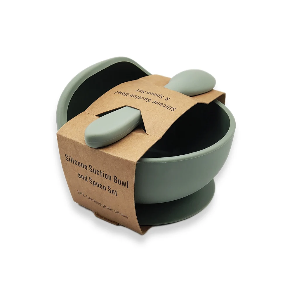 New Design Food Grade Baby Feeding Bowl Custom Silicone Baby Suction bowl