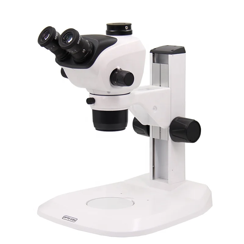 OPTO-EDU A23.2604-BL New Design Triocular Continuous Binocular Educational Anatomical Plastic Microscope Stereo Zoom