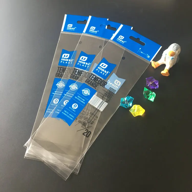 Head Card Opp Header Bag Self-adhesive Pouch Self Adhesive Clear Plastic Bag