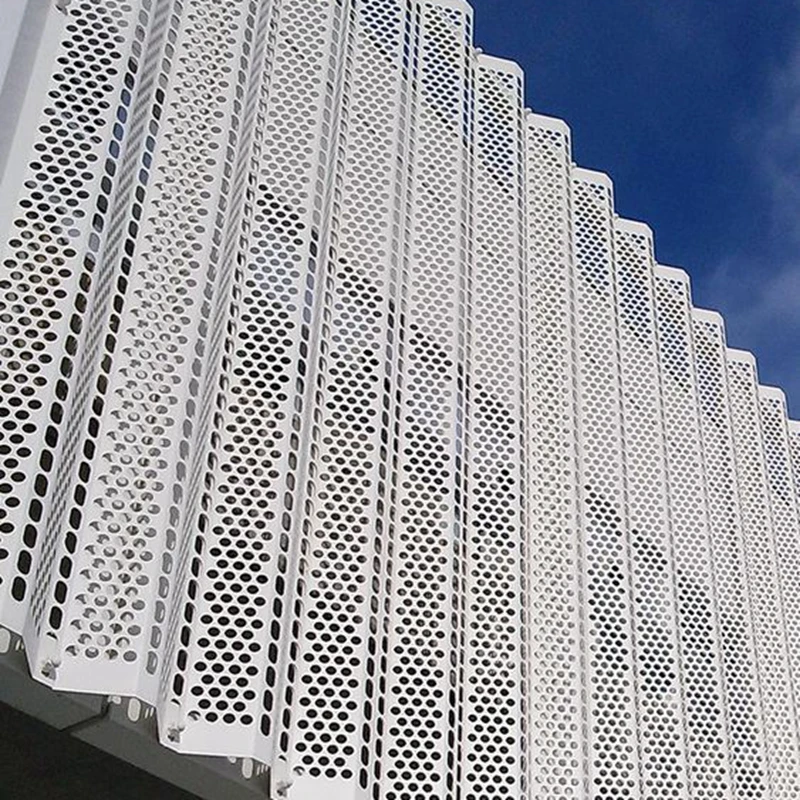 Wall Aluminum Veneer Perforated Facade Panel Perforated Exterior Wall Cladding Panel For Facade