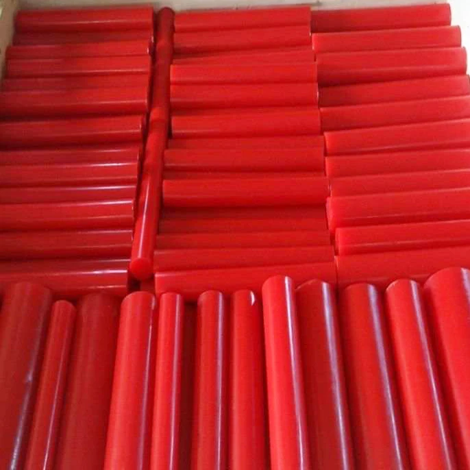 Direct supplier 45 to 98A hardness 8mm to 300mm red yellow black white polyurethane PU rubber rod urethane round rod stock