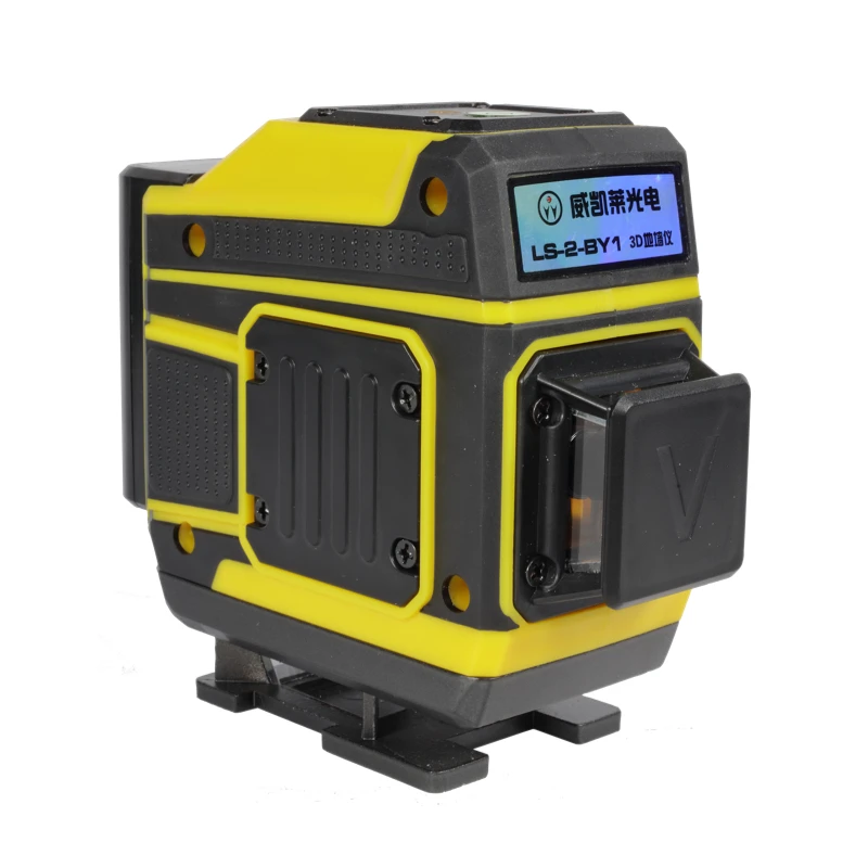 
green beam laser cross 8 line self leveling 3d auto rotary construction nivel laser level 