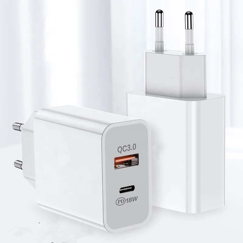  Dual multi port outlet USB c pd 20w charger usb wall fast phone for