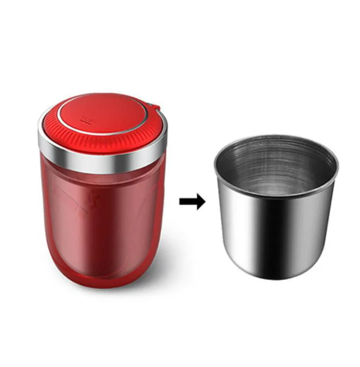 Portable Car LED Ashtray Auto Ashtray Cigarette Ash Holders Cup Car Accessories