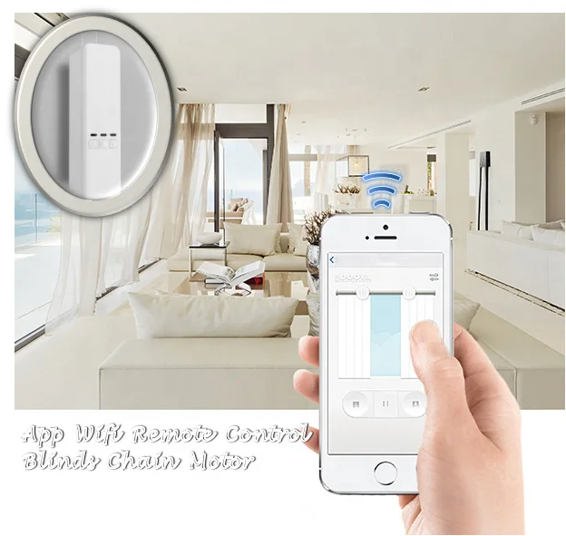  CE FCC RoHS APP tuya wifi amazon alexa googlehome дистанционное управление жалюзи цепной двигатель для