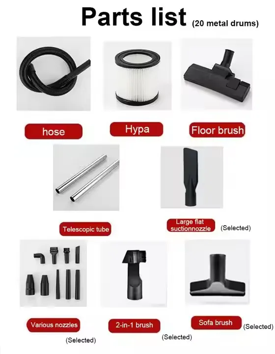High-Power Electric Indoor Dry-Wet Dual-Purpose Vacuum Cleaner Commercial Domestic Car Wash Sewing Decoration Water Suction