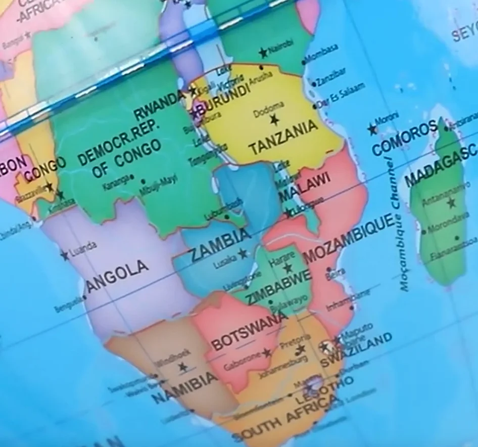 20/25cm World Globe English version World Map Globe LED light