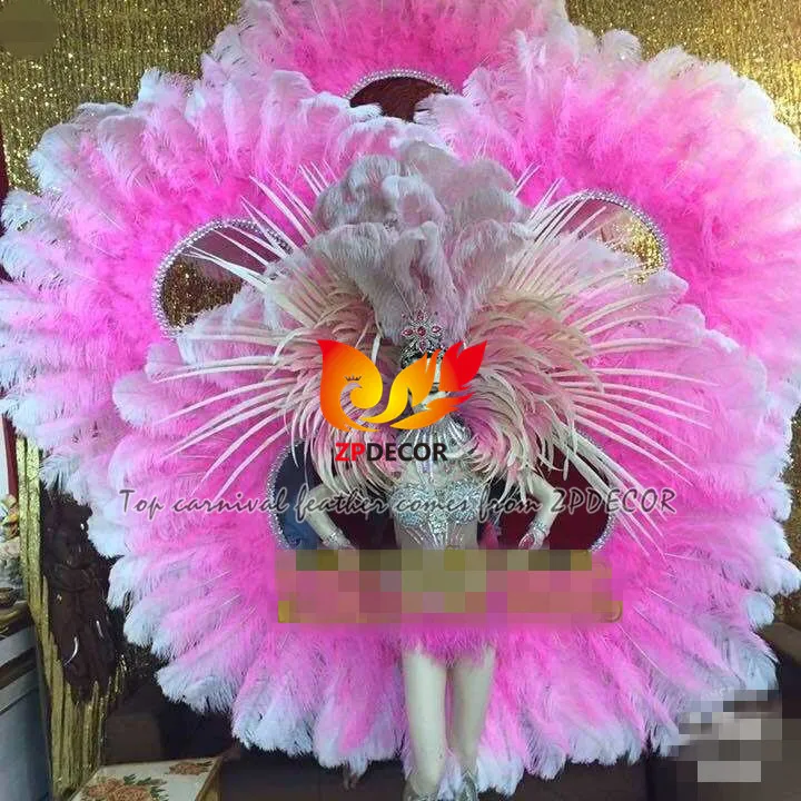  ZPDECOR реальная Доставка отборные высококачественные большие окрашенные страусиные перья для карнавального костюма