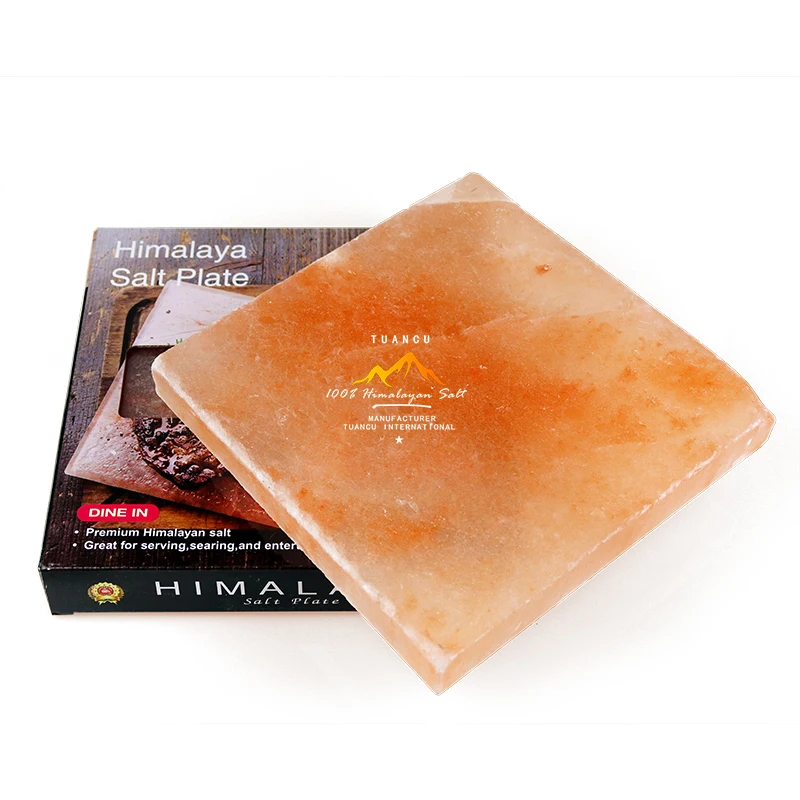 Cooking Tile Natural Rock Himalayan Salt Plate for Grilling or Serving