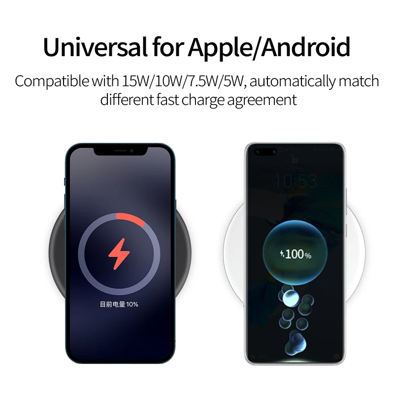 5W 15W Qi Fast  wireless charging dock wireless phone charger wireless charger