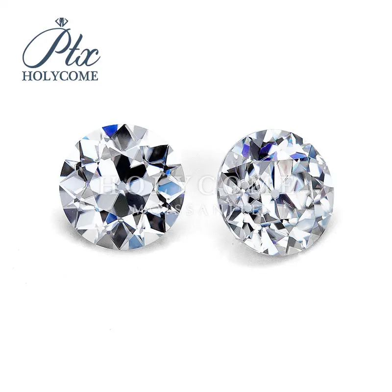 Holycome Round Old European Cut Loose Moissanite Diamonds VVS With GRA Certificate Loose Moiisanite Gem For Jewelry