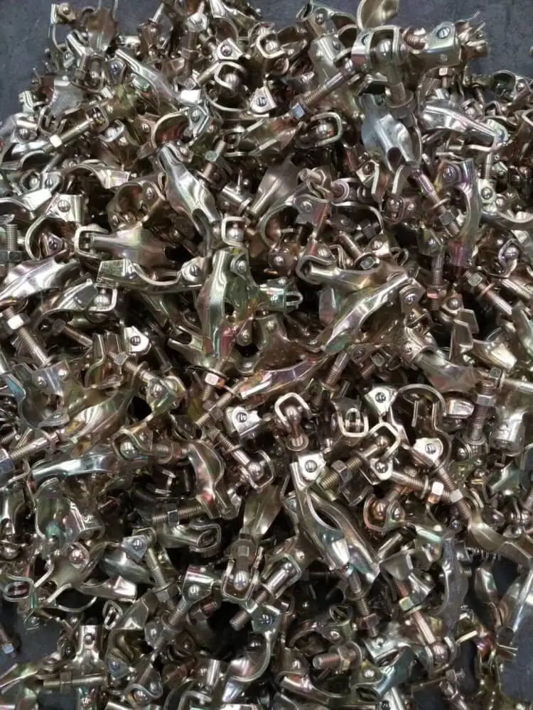 Wholesales double coupler,scaffolding steel pipe clamp fittings,formwork clamp for construction