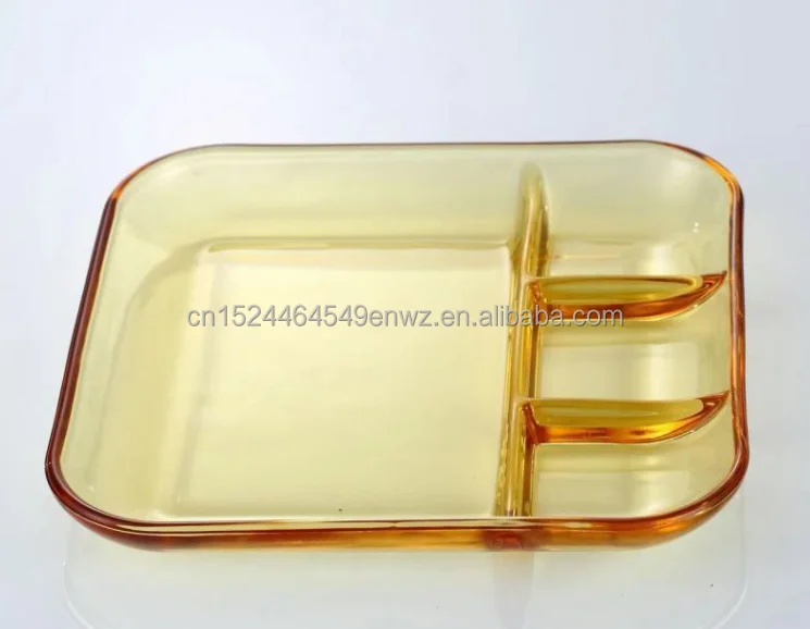 new design glass plate salad bowl  fruit and vegetables Glass for dessert