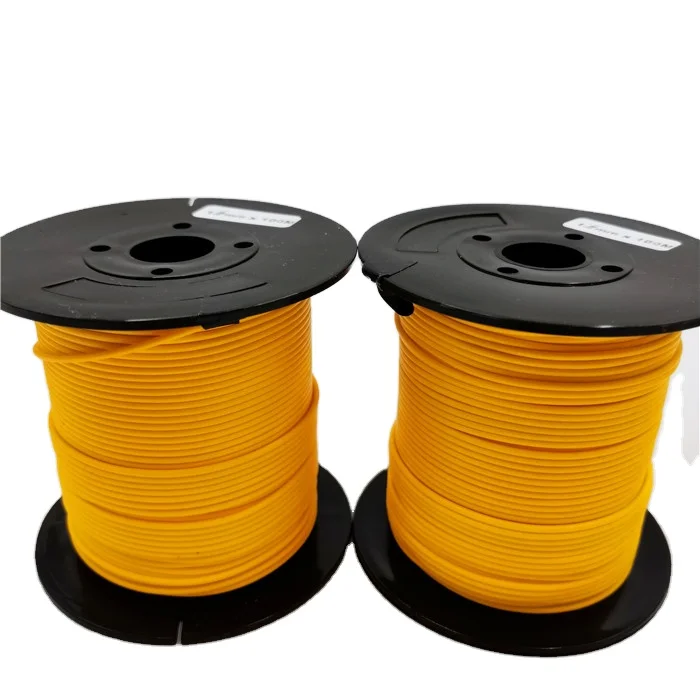1.7mm gold double braided UHMWPE speargun fishing line