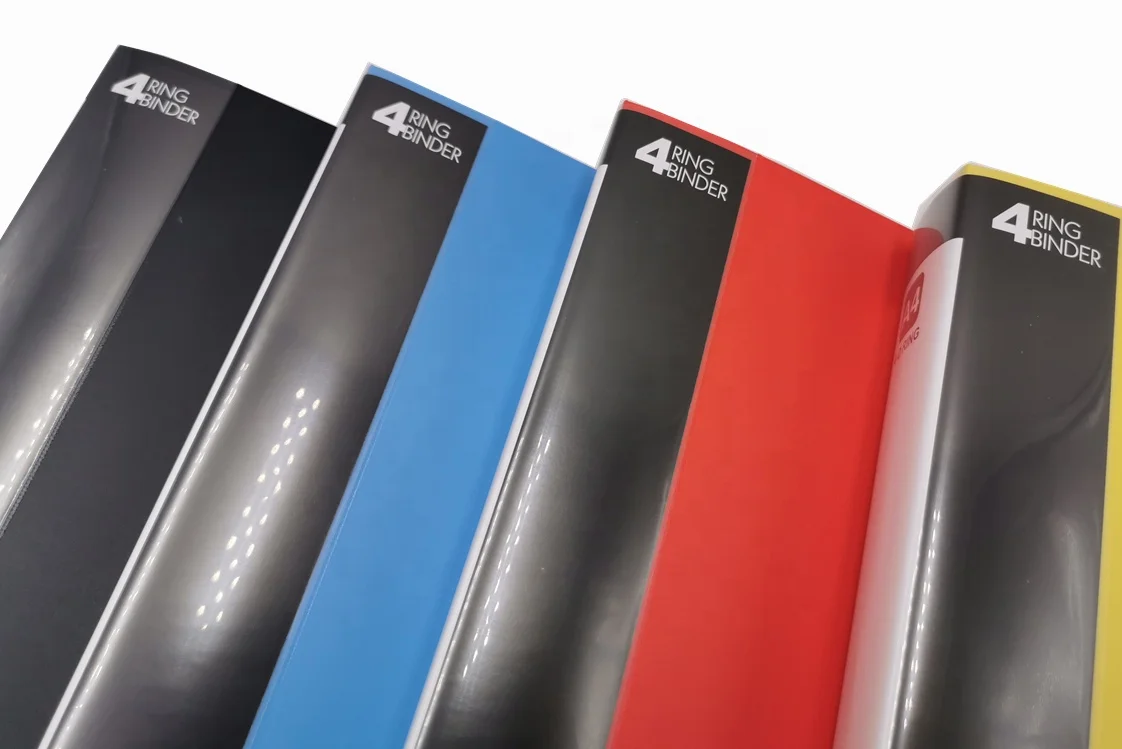 Лидер продаж, Оптовая поставка, папка для бумаг A4 30 мм с 4-уплотнительными кольцами и внутренним карманом, новый материал