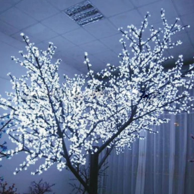 Custom design big decoration Light up cherry Trees for wedding blue colour