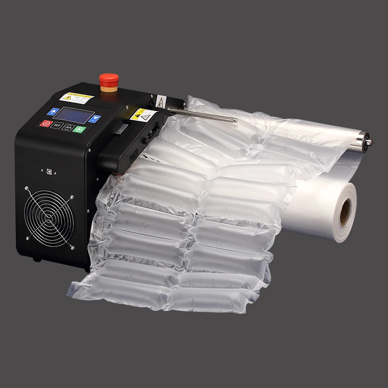 Air bubble packaging cushion filling pillow making column bag equipment machinery