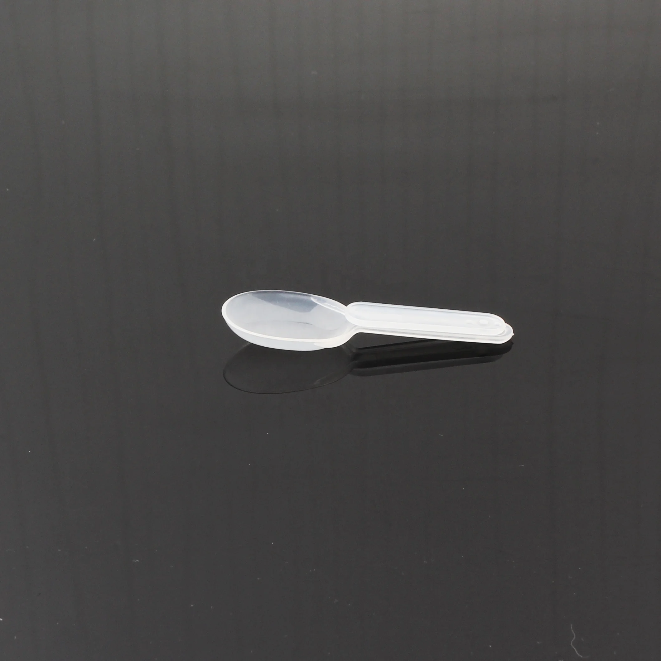 
New food grade PP natural color canned spoon dessert collapsible spoon for sale 