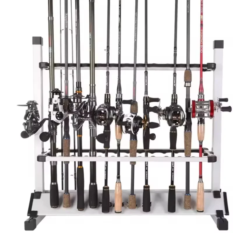 OEM 12pcs 24pcs 36pcs A variety of specifications and a variety of rod type fishing rod storage rack Fishing rod storage rack