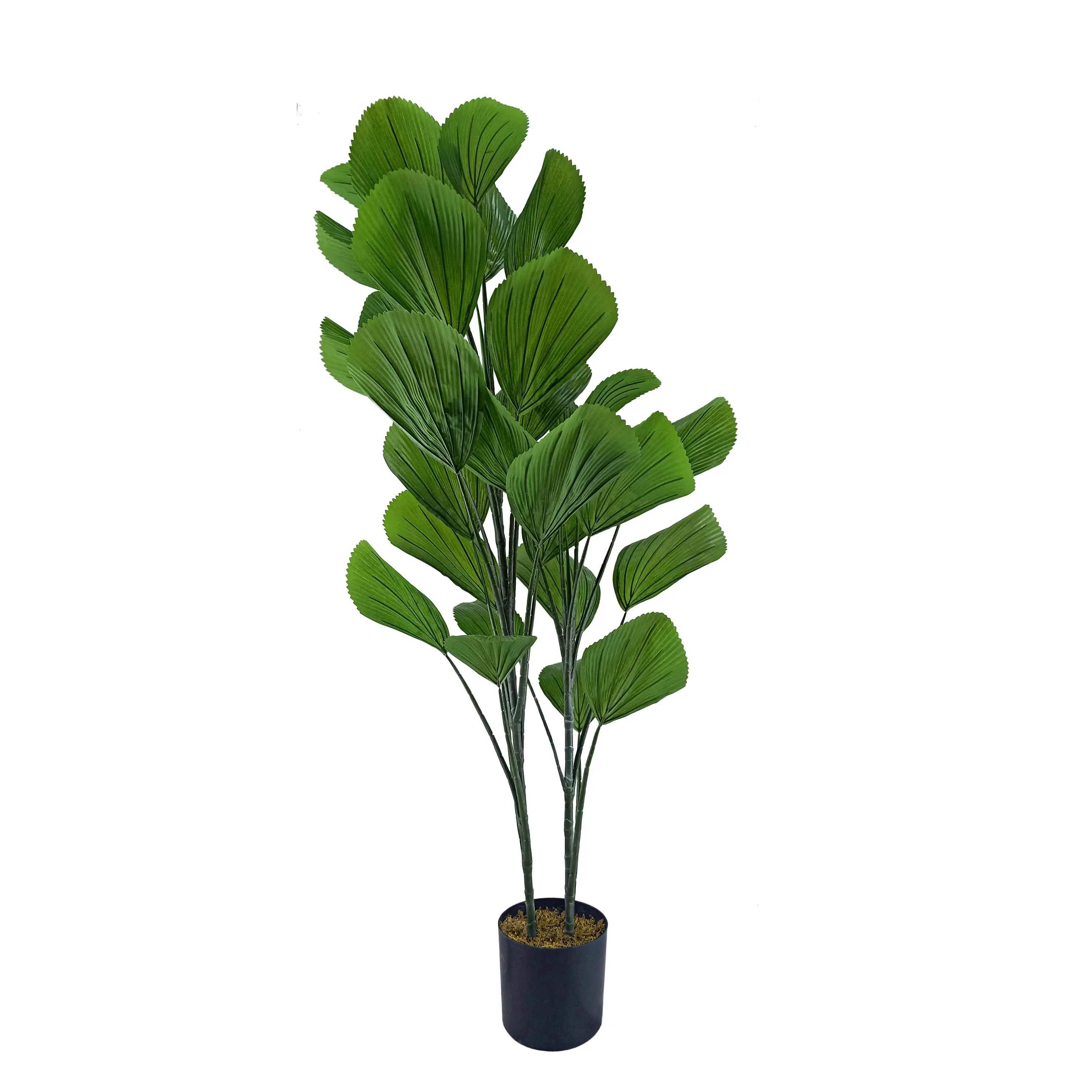 real touch faked plants Indoor Decoration artificial  Banana Leaf Tree For Wedding Decoration Wholesale Plastic Artificial greenery