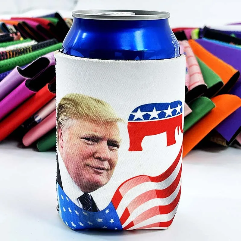 UOO OEM RPET Recycled Neoprene Available 330ml Custom Printing 3 Magnets Various Neoprene Can Cooler Magnetic