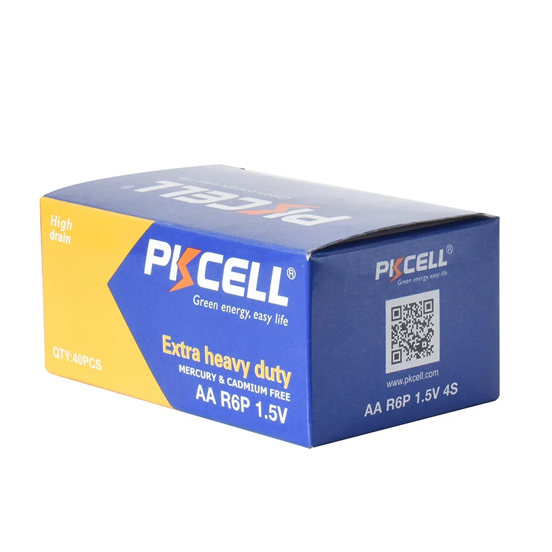 Аккумуляторы PKCELL um3 aa r6p сверхмощный аккумулятор для небольших светодиодных фонарей электрический фонарик