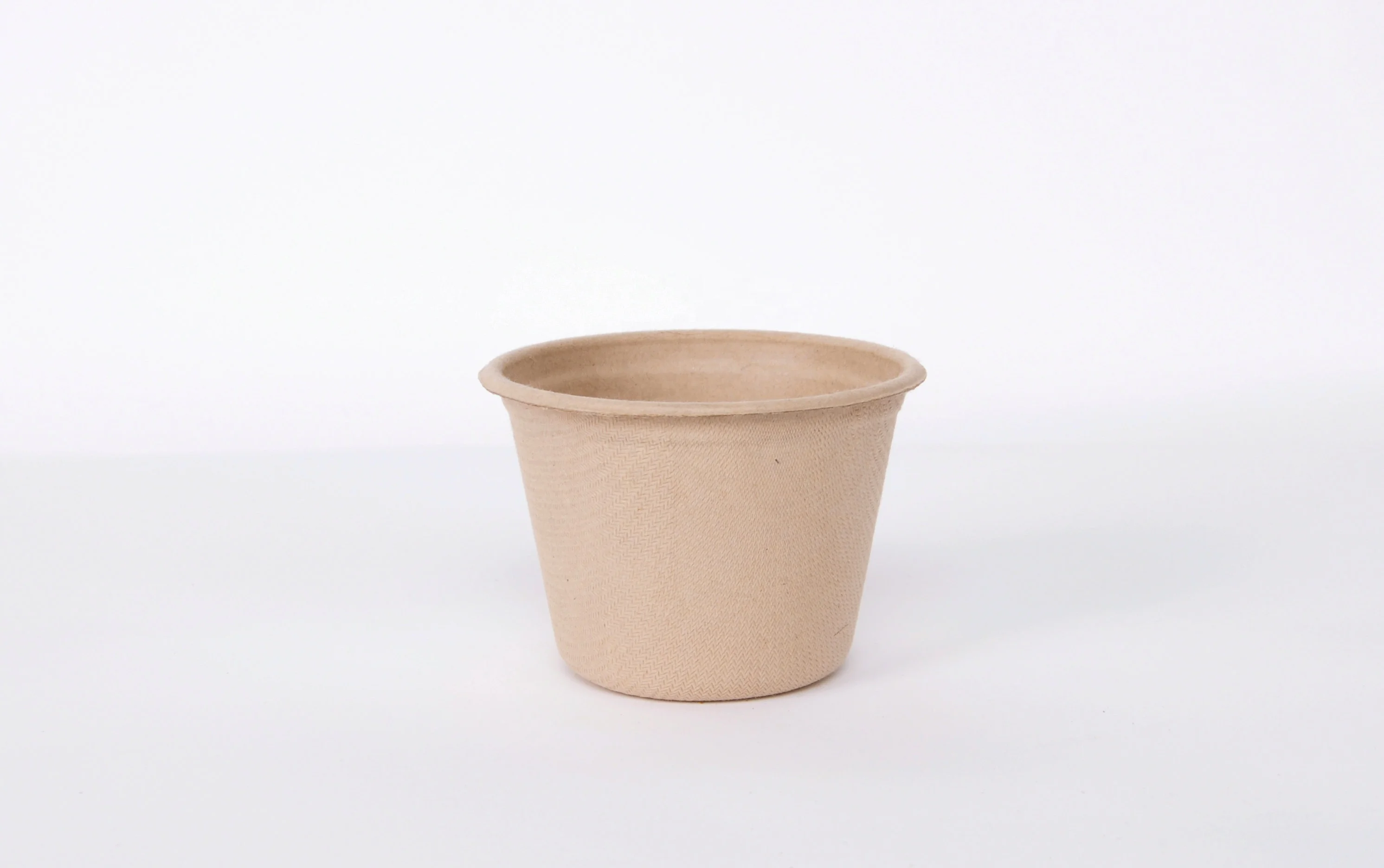 Printing disposable degradable sugar cane pulp paper coffee cups