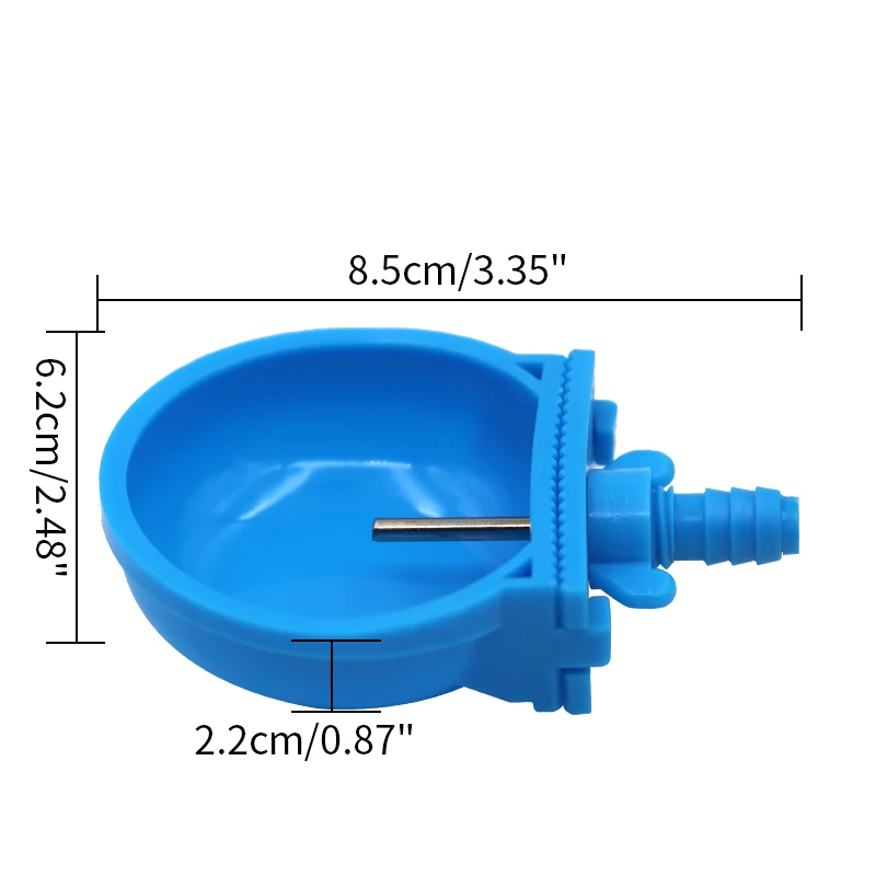 Plastic Hanging Cage Water Outlet Hamster Drinking Trough Automatic Touch Type Rabbit Drinking Feeder Bowl