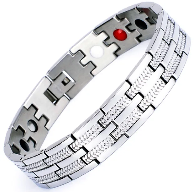  316L stainless steel magnetic bracelet for wrist