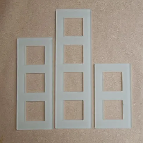 Hot sales OEM hotel home smart tempered glass panel multi frame wall switches with sockets wholesale price