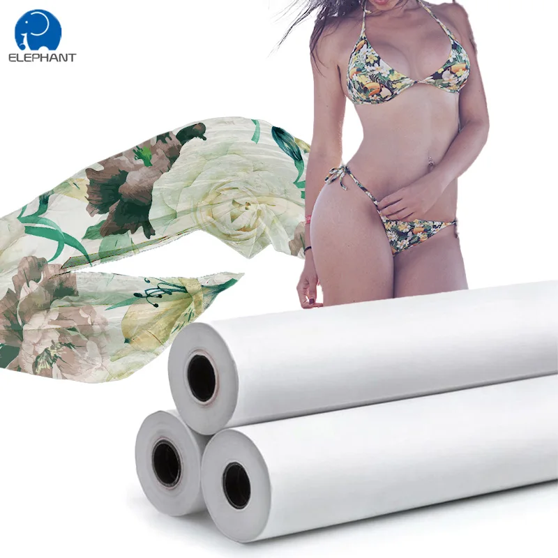 Heat Transfer Papers 1.6*100m 1.2*100m Light Fabric Heat transfer printing Sublimation Paper