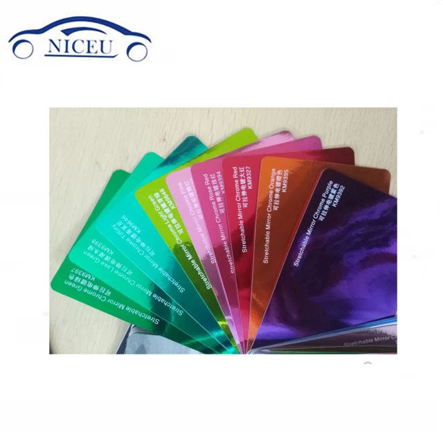 1.52m*30 m Car Decoration Sticker chrome vinyl wrap with good reflecting rate