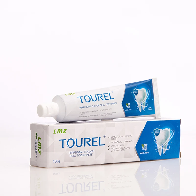Wholesale OEM Logo Cheap Fluoride Free Natural Peppermint Flavored Teeth Whitening Toothpaste Manufacturer