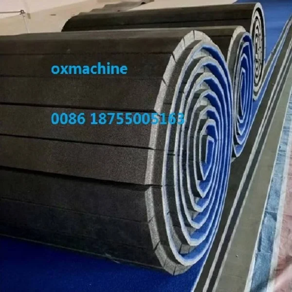 XLPE  40mm and Leather sports mat processing machine for connecting two mats together