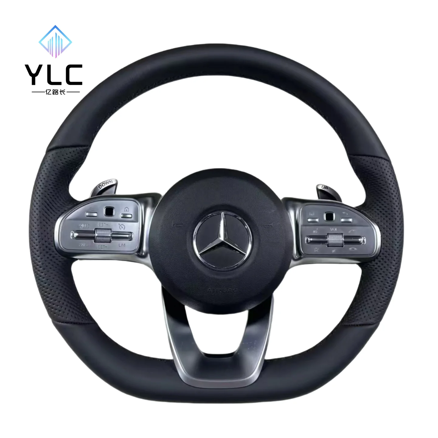 W204 Carbon Fiber Steering Wheel For Mercedes Benz AMG W204 W205 W211 W203 W212 W176 W213 Cla W210 W124 W177 W221 A C E S Class