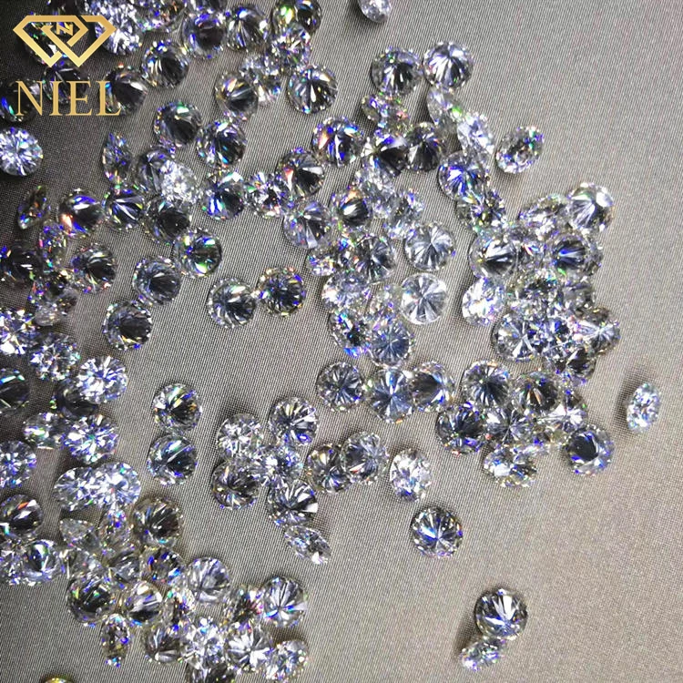DEF vvs round cut synthetic 2 carat price 8mm diamond moissanite