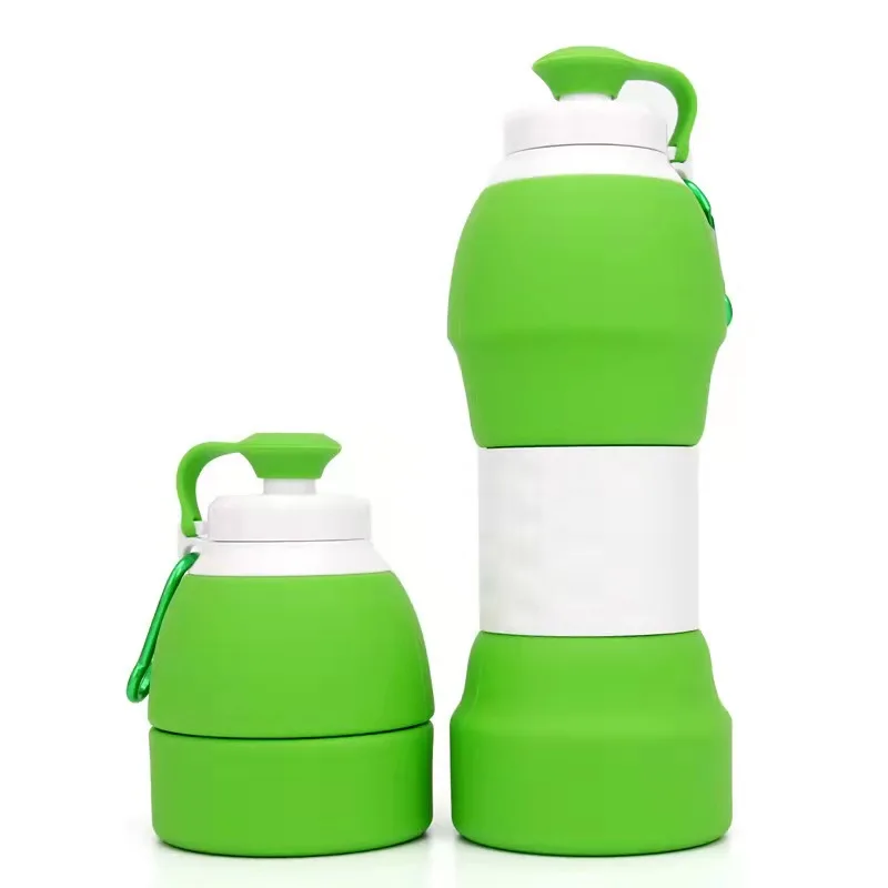 
Silicone Folding Water Cup Travel Sports Water Bottle Outdoor Retractable Water Bottle 