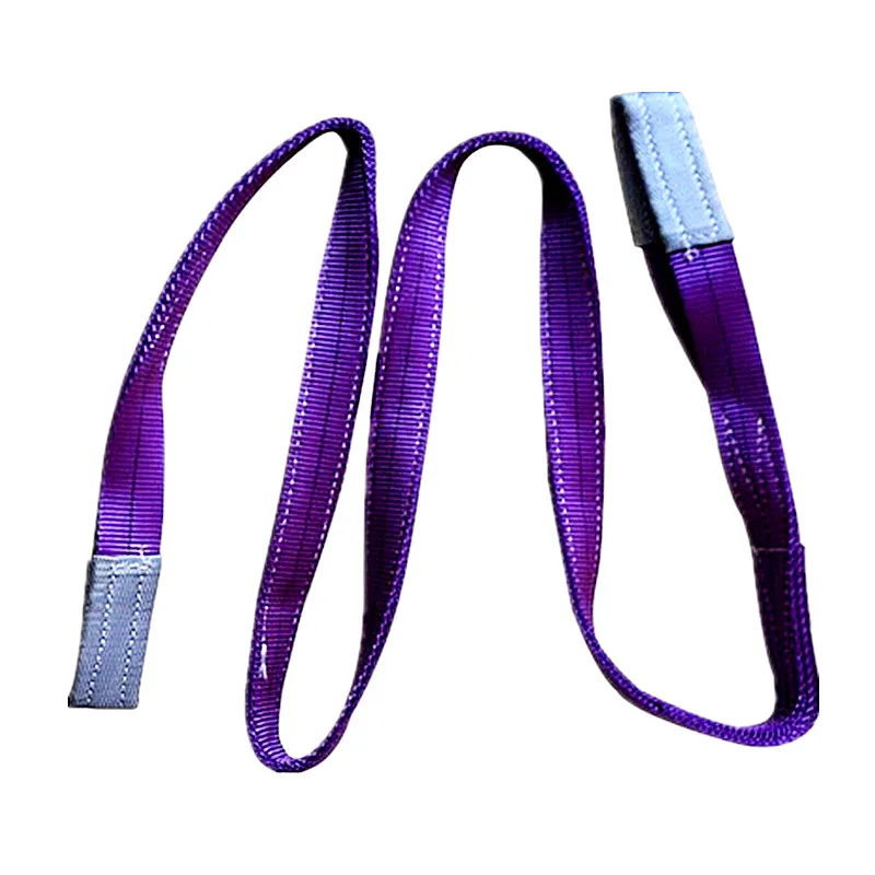 1Ton Capacity Colourful Polyester EYE to EYE Webbing Sling Lifting Belt  from 1M to 15M and others