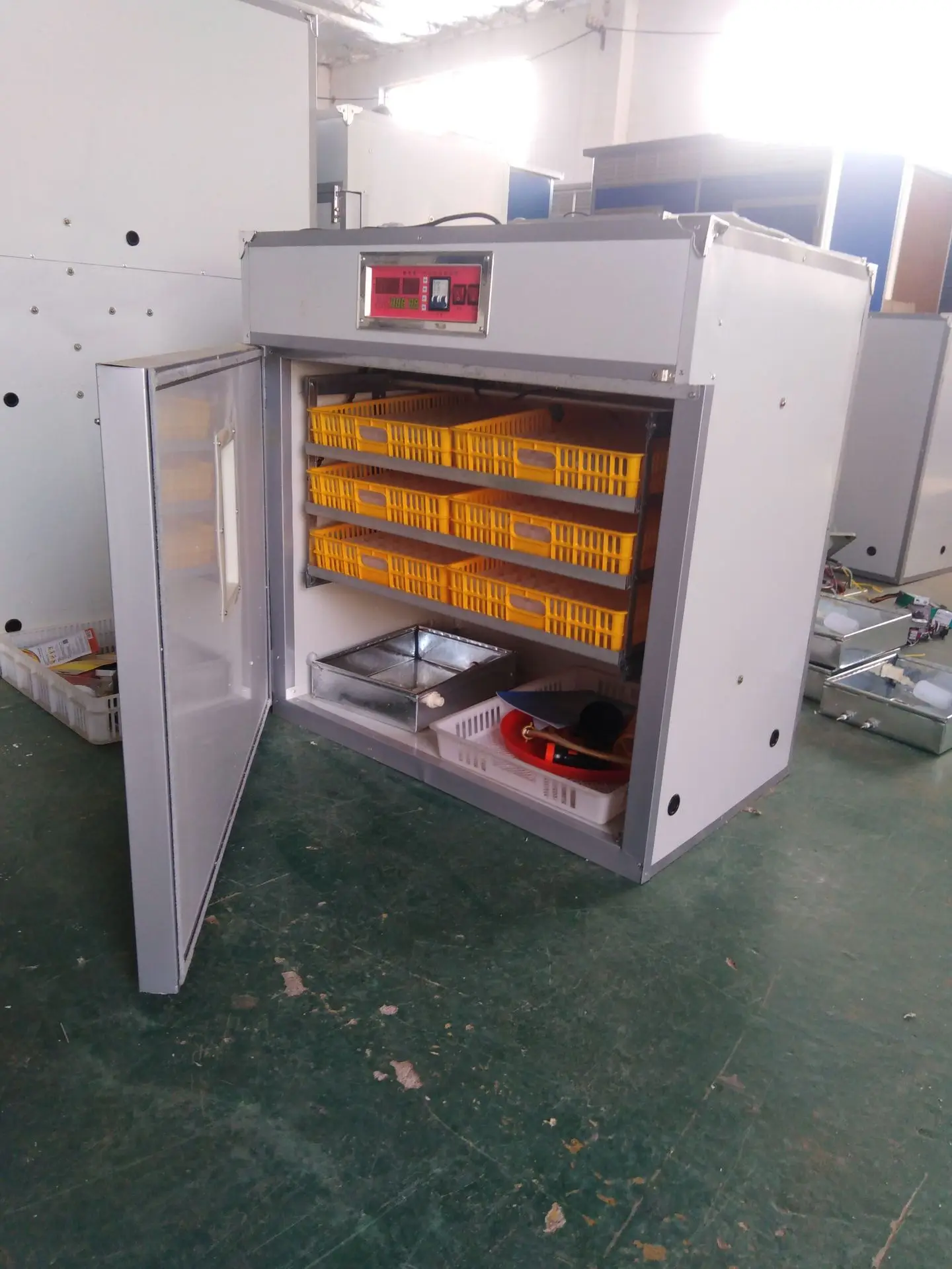 2023 JOY egg duck egg bird egg poultry stainless steel automatic incubator for large farm poultry hatching
