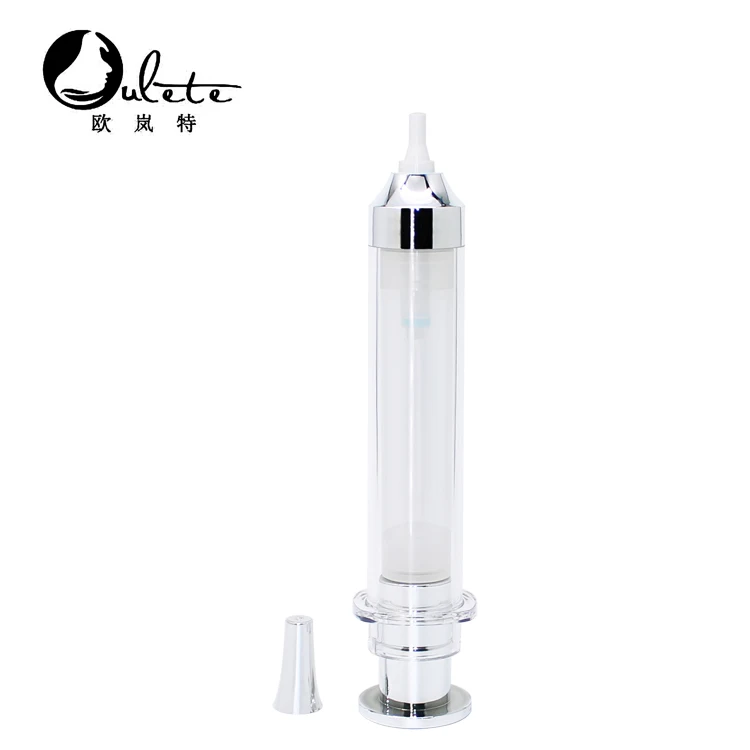 High Quality 10ML Airless Pump Bottle Syringe Airless Bottle Cosmetic Syringe Packaging With Your Own Brand
