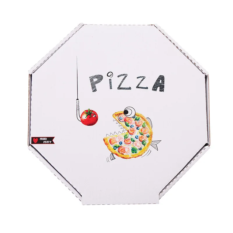 6 7 8 9 10 12 14 16 inch custom printed kraft paper bread food made from recycled materials pizza box