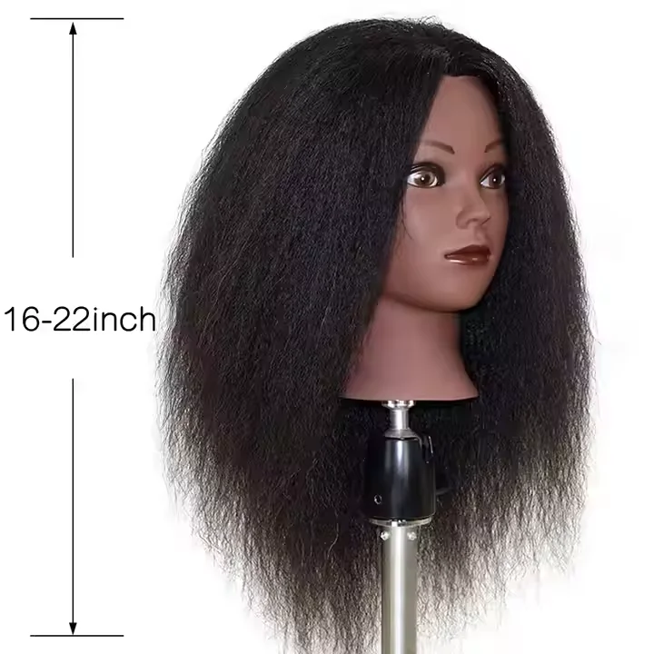 Wholesale Afro Hair mannequin Dummy Doll head Barber Hairdressing Practice Hair Training mannequin head For Hair Salon