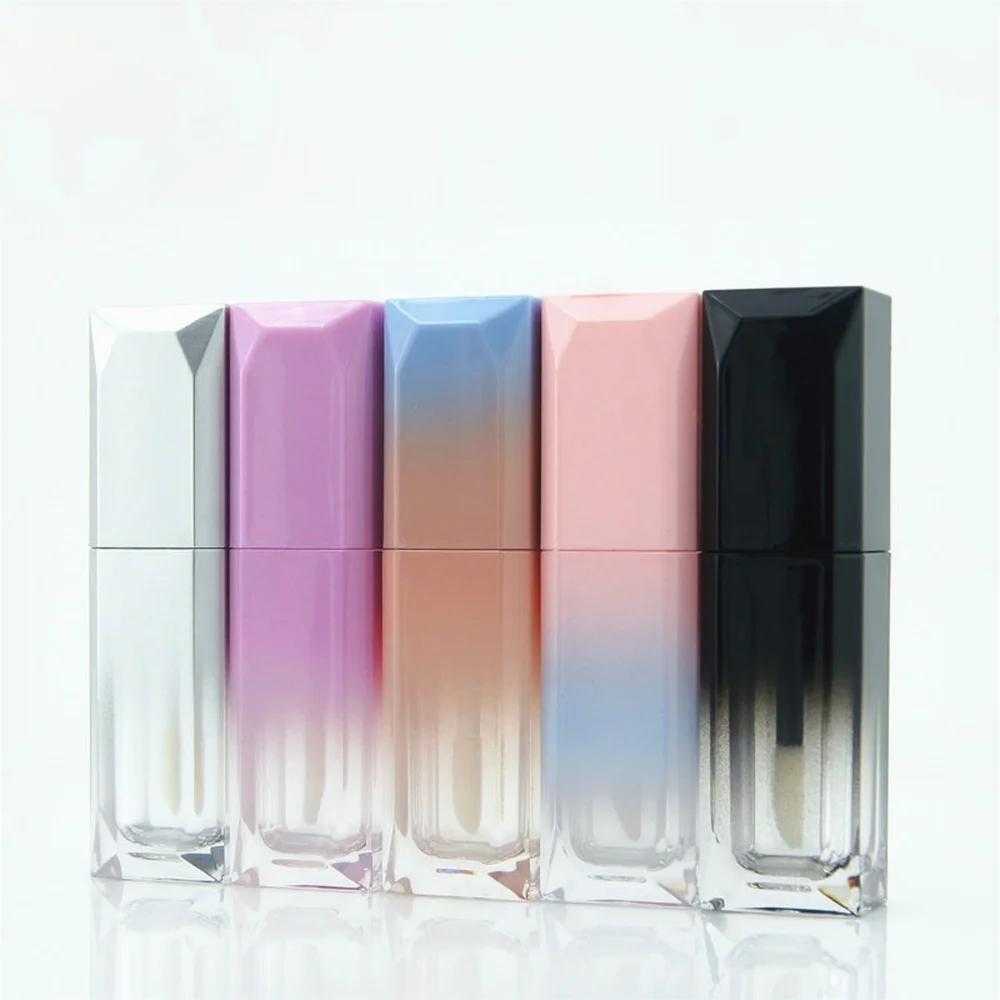 labial enamel tube multicolor gradient lip enamel tube lip glaze empty pipe lipstick