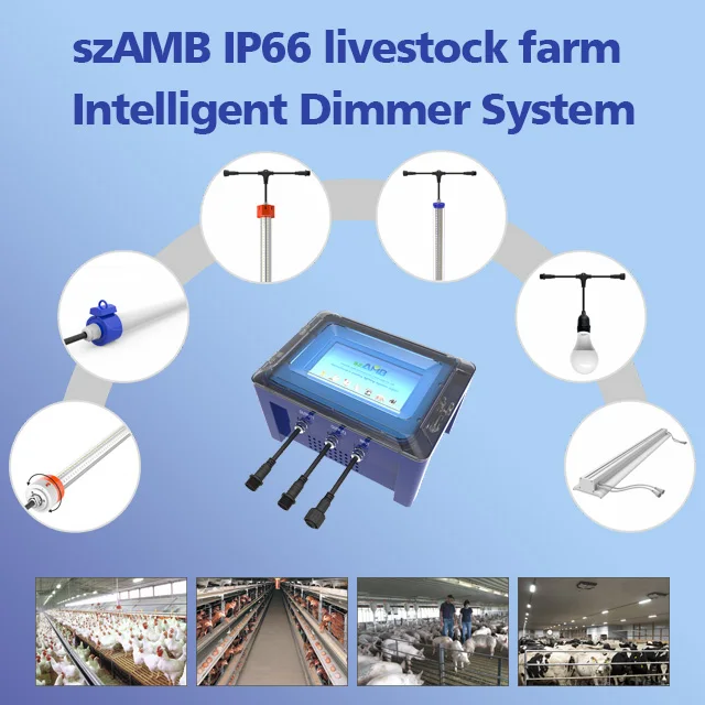 Poultry Pig House LED Lighting Control and Management System