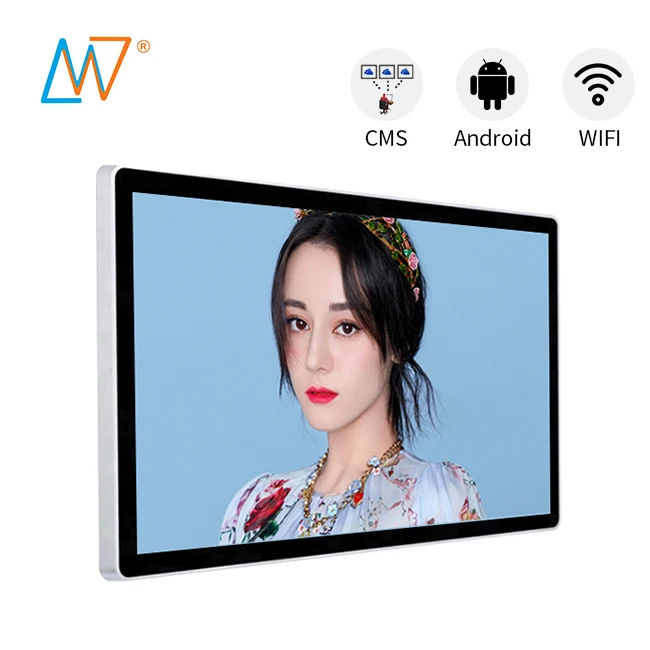 factory OEM 22inch machine lcd screen advertising player android media player for digital signage