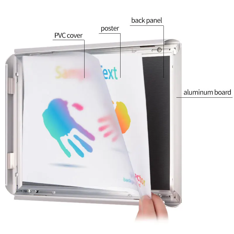 24 X 36 Picture Frame Wall Mounted Sign Snap Poster Restaurant Poster Holder