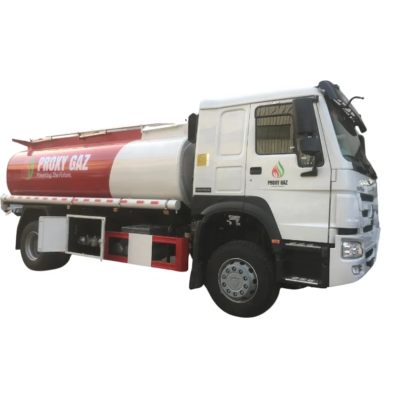 Новое производство HOWO 4*2 6-колесный нефтеналивной Автоцистерна 4000 галлонов ручной работы по хорошей цене бензиновый дизельный топливный